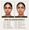 Rushini wears Skin So Good in Birch as base, Palomino as contour, Bamboo as highlight