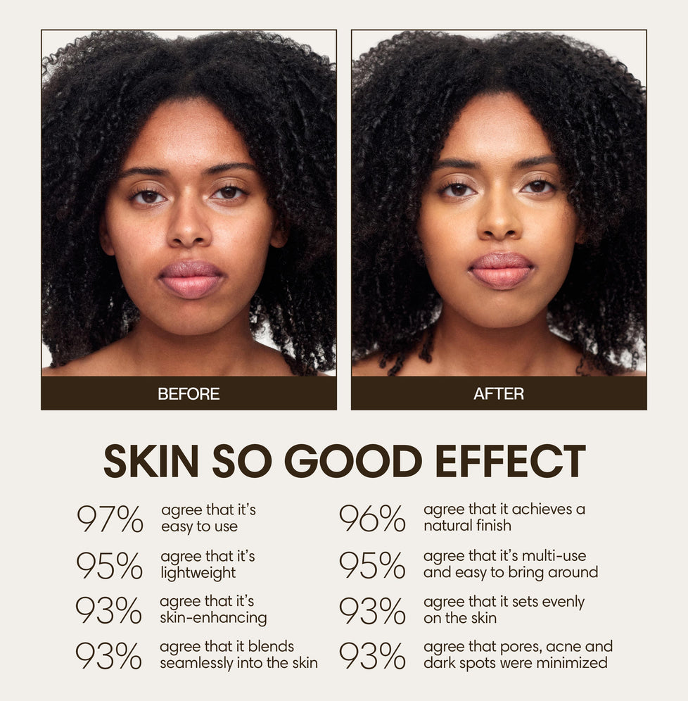 Naomi wears Skin So Good in Fawn