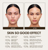 Gabrielle wears Skin So Good in Seashell as base, Gobi as contour, Buttermilk as highlight