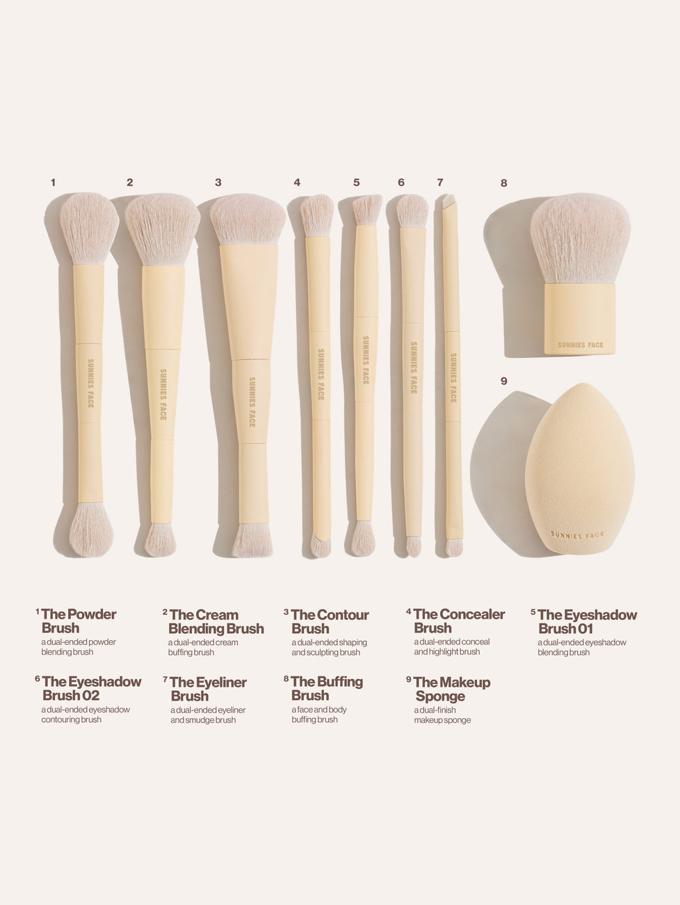 Facemates Collection (Full Brush Set)