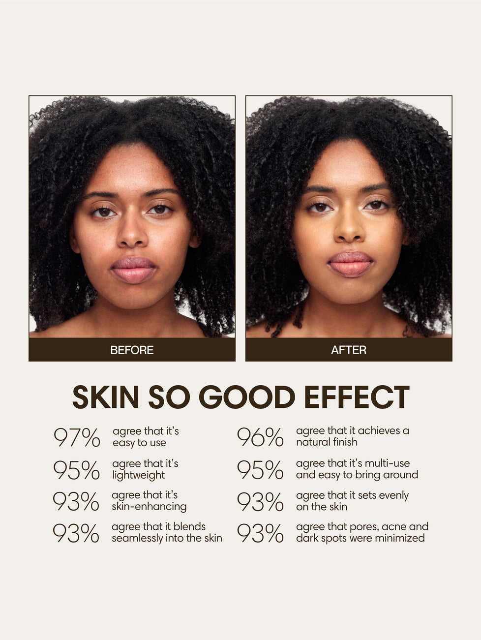 Naomi wears Skin So Good in Fawn